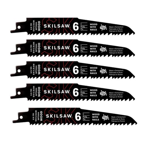 6 IN. Wood With Nails Reciprocating Saw Blade