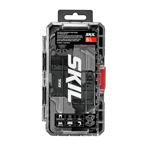 6 Pc Oscillating Multi-Tool Plunge Cutting Blade Set