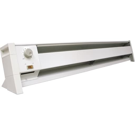 FBE15002 Portable Electric Baseboard Heater,1500 Watt, 120 Volt, 46" Wide, White