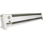 FBE15002 Portable Electric Baseboard Heater,1500 Watt, 120 Volt, 46" Wide, White