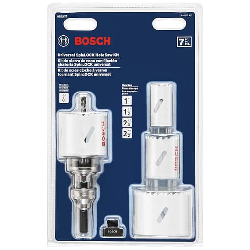 SpinLOCK Universal Hole Saw Kit