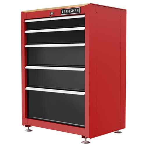 26.5in Wide 5-Drawer Base Cabinet
