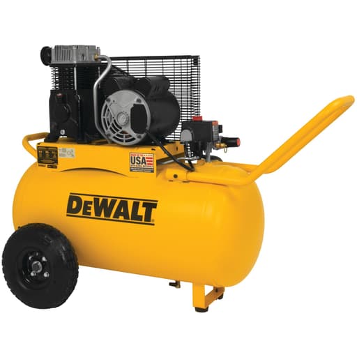 20 Gal. 200 PSI Oil Lubed Belt Drive Portable Horizontal Electric Air Compressor