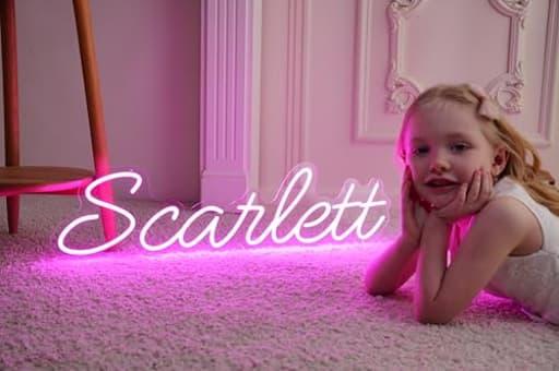 Custom neon signs, personalized wall decoration neon signs, can be used for festivals, parties, weddings, etc. 【Optional 10-60 inches】·Lighted & Neon Signs.