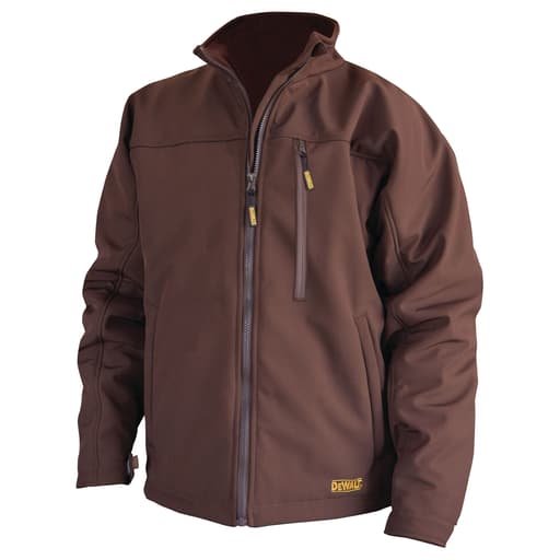 Tobacco Soft Shell Heated Work Jacket Kit