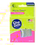 , Micro Dots, Double-Sided, Permanent, 1/8", 325 Dots, Diamond Painting Pen Glue, DIY Craft Glue Tape, Sticky Adhesive Glue Points, Liquid Hot Glue Alternative, Clear