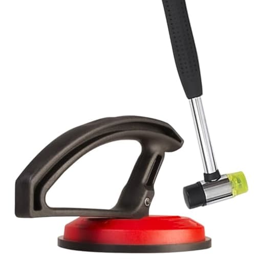 Textured Floors Gap Fixer Tool with Hammer and Special Grip Suction Cup – Fits Laminate, Vinyl Plank, LVP, SPC, and Hardwood