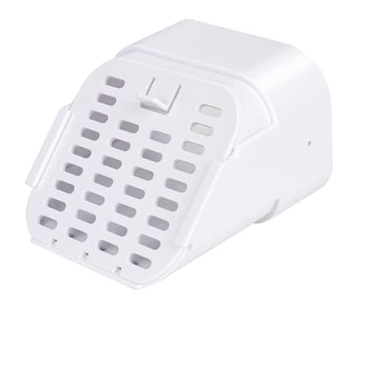 Gutter Downspout Extension Accessory, Downspout Diverter, Outlet Filter, Fit for 3"x4" Type-A Gutter Downspouts