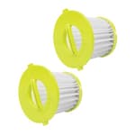 Hand Vacuum HEPA Filters (2-Pack)