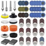 278 Pack 2 inch Sanding Discs Pad Variety Kit with 1/8" & 1/4" Shank Backing Plate for Drill Grinder Rotary Tools Die Grinder Accessories, Sanding Pads Include 36-3000 Grit
