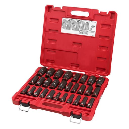 SHOCKWAVE Impact Duty 1/2" Drive SAE & Metric Socket Set