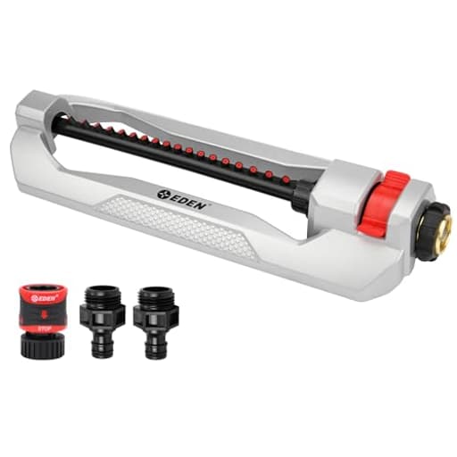 94110 Lawn & Garden Metal Osciallating Water Sprinkler for Yard