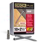Deck Plus 48439 Gray Star-Drive Composite Deck Screws
