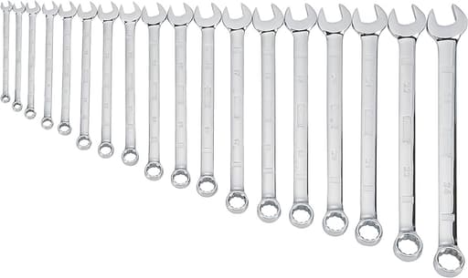 18 Piece Combination Metric Wrench Set