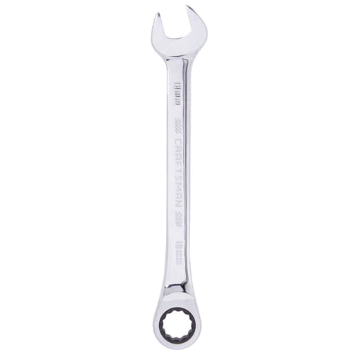 18mm 12 Point Metric Ratcheting Wrench