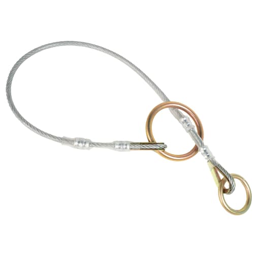 Cable Anchor - Choker - Large and Small O-Rings - 4 ft