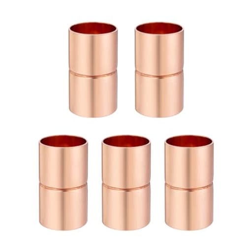 Straight Coupling Copper Fittings 3/8 Inch Copper Pipe Welding Joint Connector Adapter For HVAC Air Conditioning