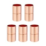 Straight Coupling Copper Fittings 3/8 Inch Copper Pipe Welding Joint Connector Adapter For HVAC Air Conditioning