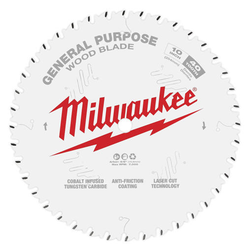 Circular Saw Two-Pack Wood Cutting Blades 12" 44T + 80T