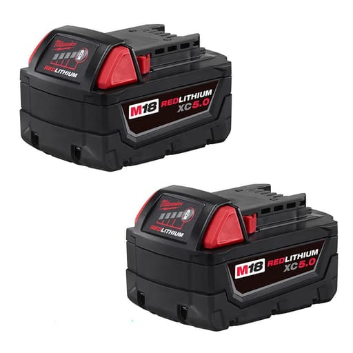 M18 REDLITHIUM XC5.0 Extended Capacity Battery Two Pack