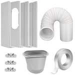 Portable Air Conditioner Window Kit with 5.9” Exhaust Hose, Adjustable Universal Window Seal for AC Unit…