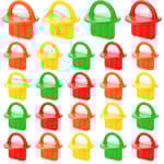 24 Packs 1/8'' 1/4'' 5/16'' 5/32'' Deck Spacer Tool Gap Jig Deck Board Spacer Rings Assorted Easy Pull Guide Tool for Pressure Treated Composite Decking Plank Lumber Hardwood PVC, 4 Colors