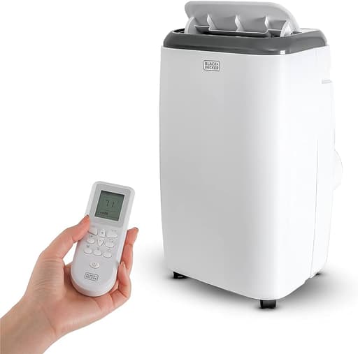 6,000 BTU SACC/CEC (10,000 BTU ASHRAE) Portable Air Conditioner with Remote Control