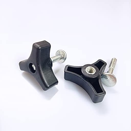 Universal Triangle Handle Bolt Knob (2 Pack) for Lawn Mower,Snow Thrower,Other Outdoor Equipments