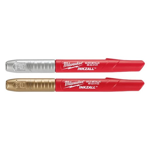 INKZALL™ Silver/Gold Metallic Fine Point Marker