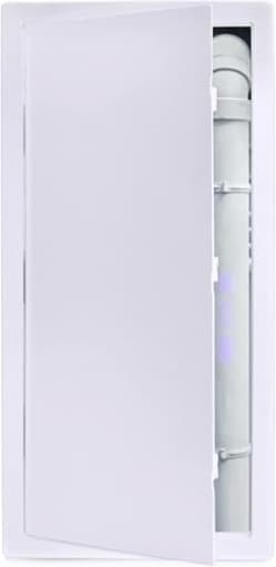 Plumbing Access Panel for Drywall Ceiling 14 x 29 Inch Reinforced Plastic Wall Access Doors Removable Hinged White