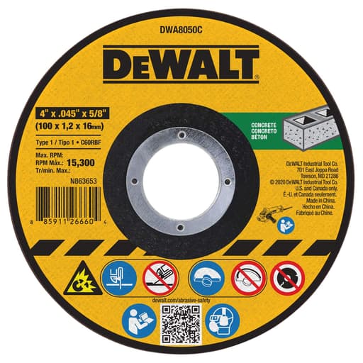 General Purpose Cutting Wheels - Concrete