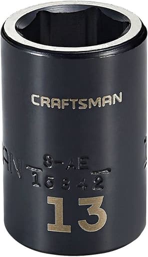 3/8-in Drive 13mm Metric Impact Shallow Socket