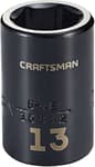 3/8-in Drive 13mm Metric Impact Shallow Socket