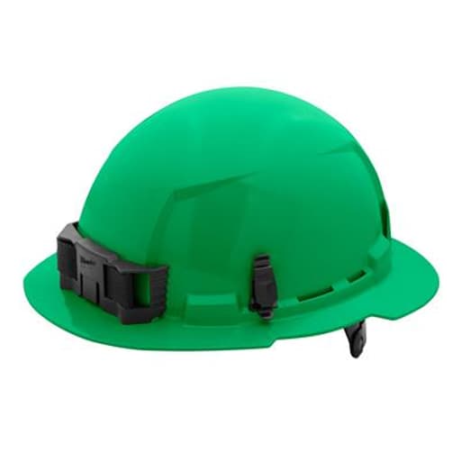 Full Brim Hard Hat with 6-Point Ratcheting Suspension