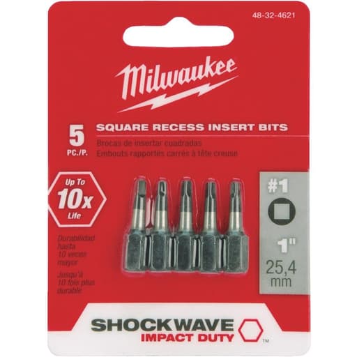 Impact Square Recess Insert Bits