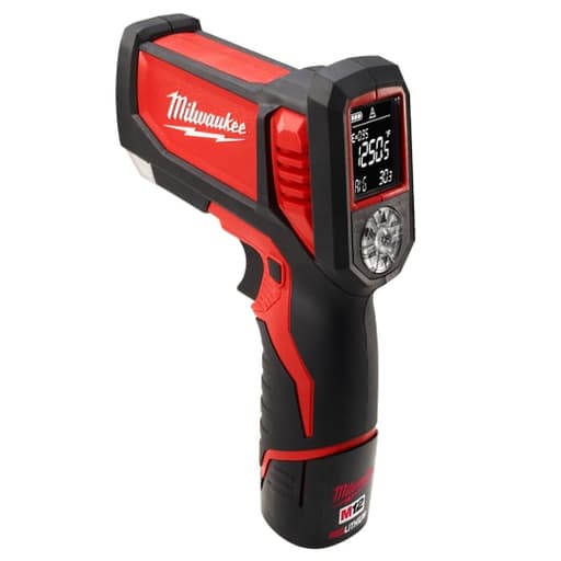 Laser Temp Gun Cordless Lithium-Ion Thermometer Kit