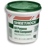 380270072 U S Gypsum 380270 Quart Ready-To-Use Joint Compound, Off-White, 1.75 pt