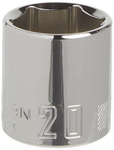 3/8-in Drive 20mm 6 Point Shallow Socket