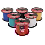 600ft CCA 18 Gauge Wire Automotive, 100ft Spool-6 Colors, 18 AWG 12v, Speaker Electrical Wire Low Voltage Primary for Car Stereo Audio Trailer Harness Hookup Wiring LED Light DIY