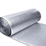 Double Reflective Insulation Foam, 48" x 10 Ft Reflective Window Radiant Barrier B2 Fireproof Bubble Insulation Roll for Keep Heat, Thermal Heat Block Shield - Engineered Foil