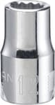 1/2-in Drive 12mm 12 Point Shallow Socket