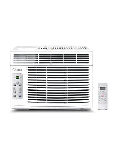 6,000 BTU Window Air Conditioner, 3-in-1 Cool/Fan/Dehumidifier Window AC Unit, Easycool Air Conditioner with Remote Control, Cools up to 250 Sq. Ft., Fits bedroom, study, office
