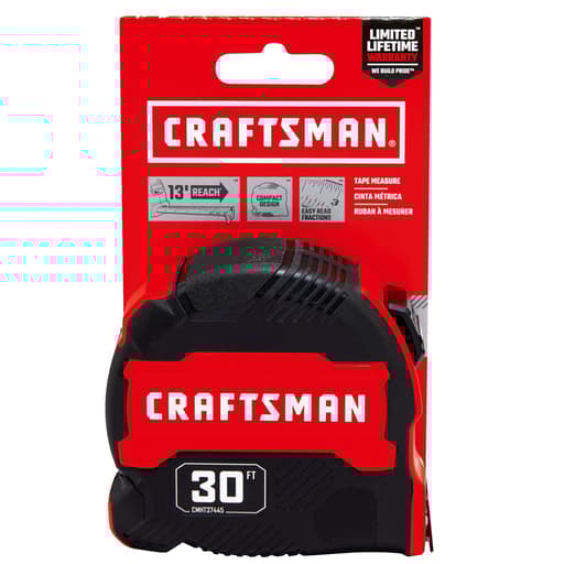 30ft. Compact Easy Grip Tape Measure