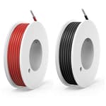 20 awg Silicone Electrical Wire Cable 2 Colors (23ft Each) 20 Gauge Hookup Wires kit Stranded Tinned Copper Wire Flexible and Soft for DIY