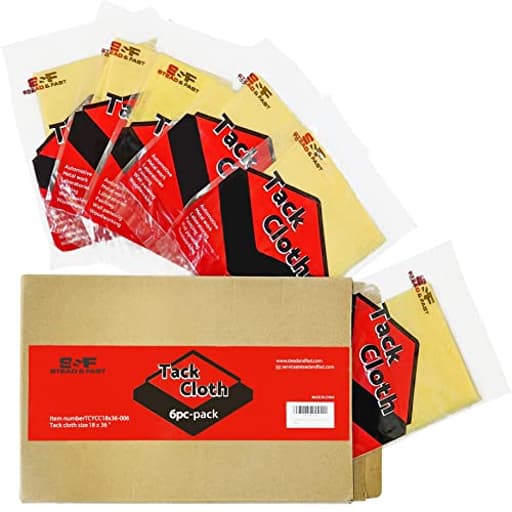 Painters Tack Cloth for Woodworking, Painting, Sticky, Anti-Static Tack Rags for Automotive, Sanding, Cleaning, Dusting, Staining, Wax and Silicone Free, 18 x 36 Inches Dust Cloths