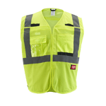 Class 2 High Visibility Mesh Safety Vest - 4XL/5XL