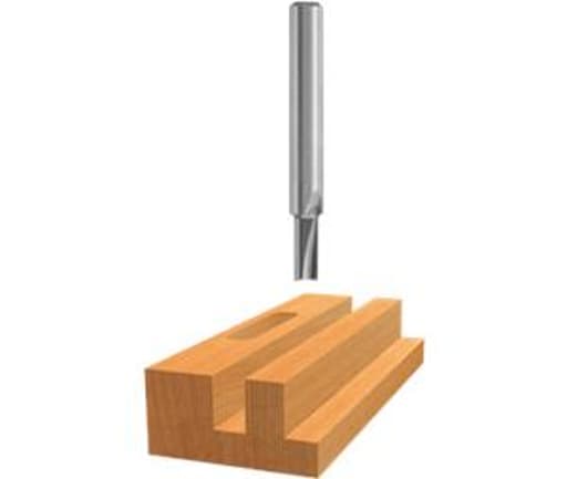 Solid Carbide Double-Flute Straight Bit