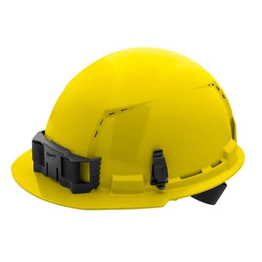 Front Brim Vented Hard Hat with 4-Point Ratcheting Suspension