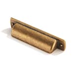 10 Pack 3" Drawer Pulls Antique Brass Cabinet Cup Pulls Kitchen Hardware Cabinet Handles Drawer Handles Knobs 3 inch Hole Center