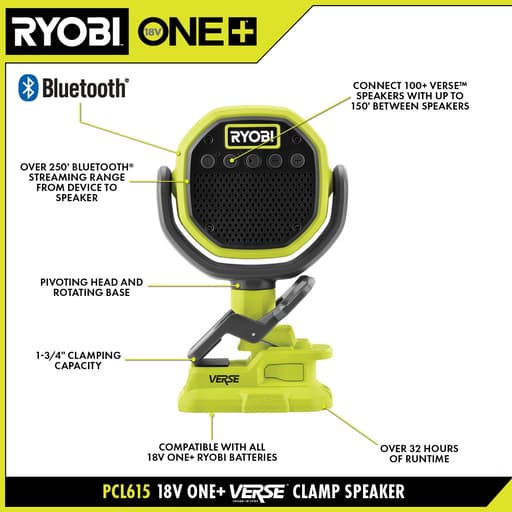 18V ONE+ VERSE™ CLAMP SPEAKER